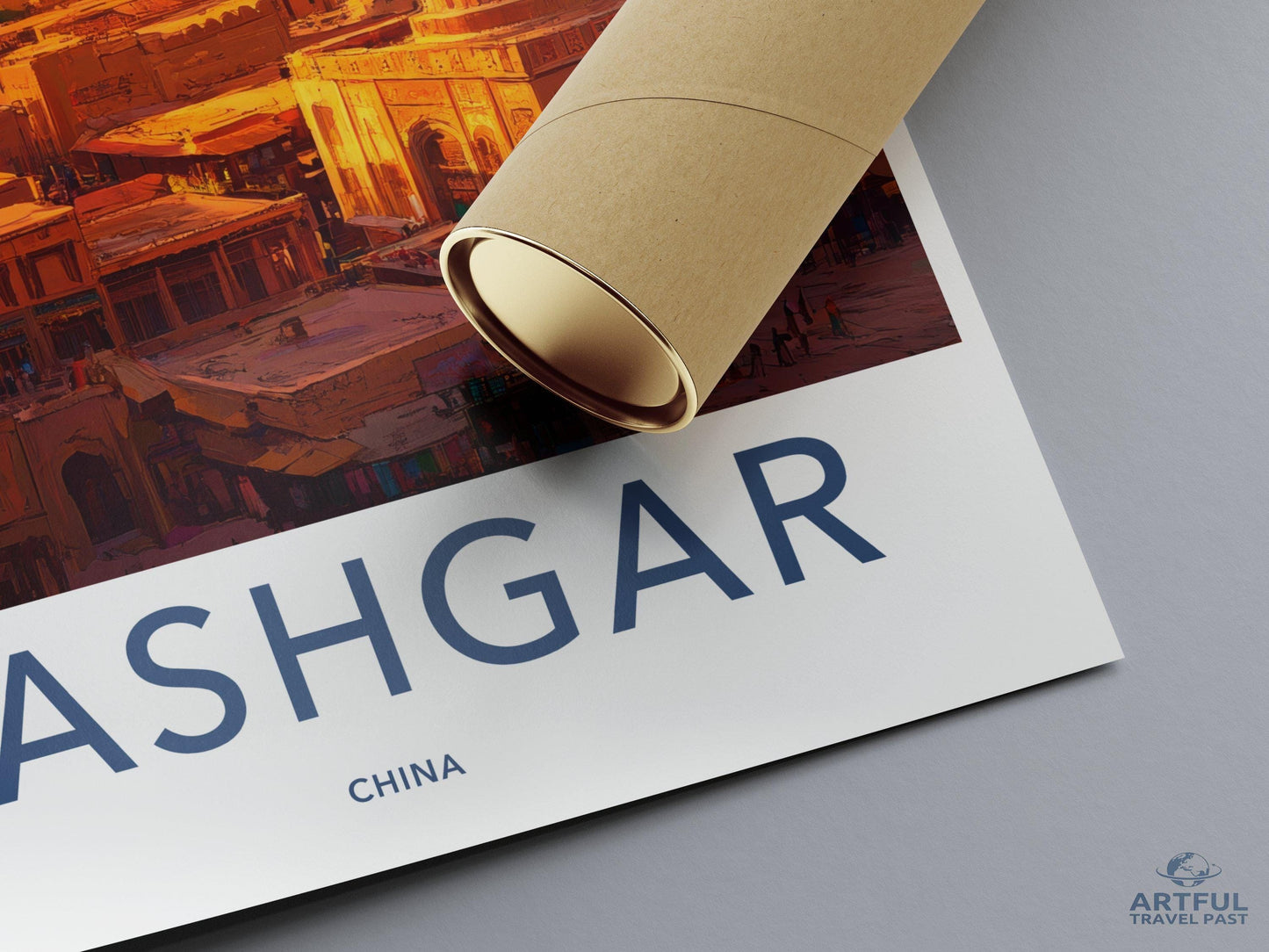 Kashgar Poster | China Wall Art | Asia Decor