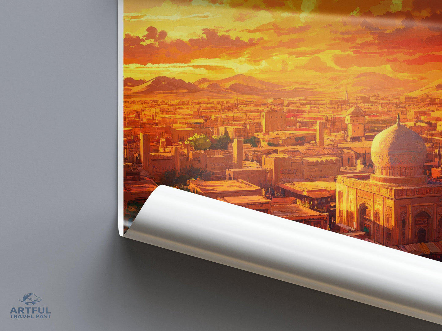 Kashgar Poster | China Wall Art | Asia Decor