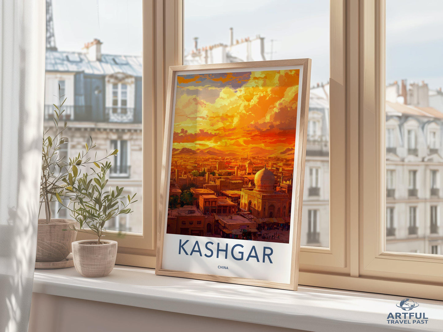 Kashgar Poster | China Wall Art | Asia Decor