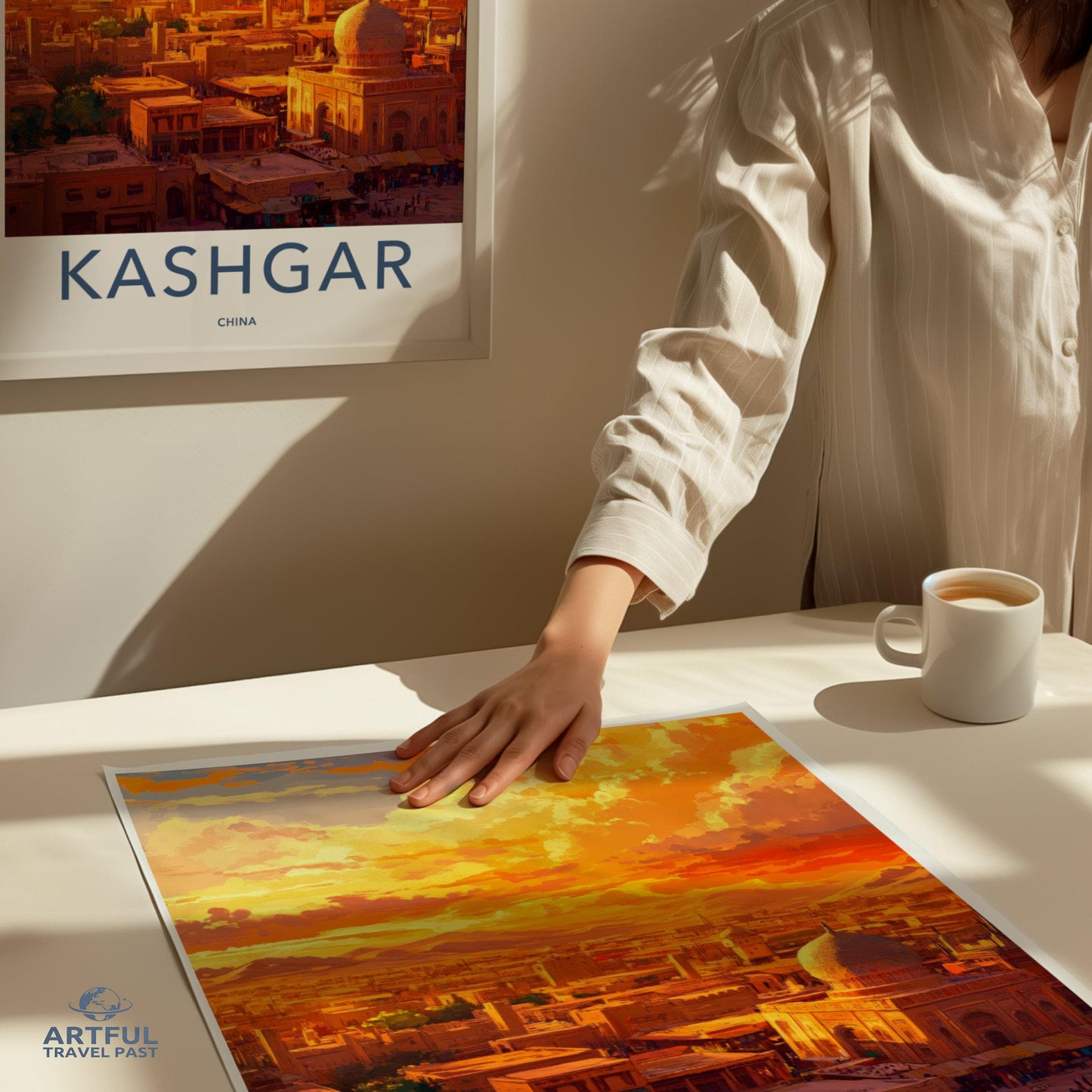 Kashgar Poster | China Wall Art | Asia Decor