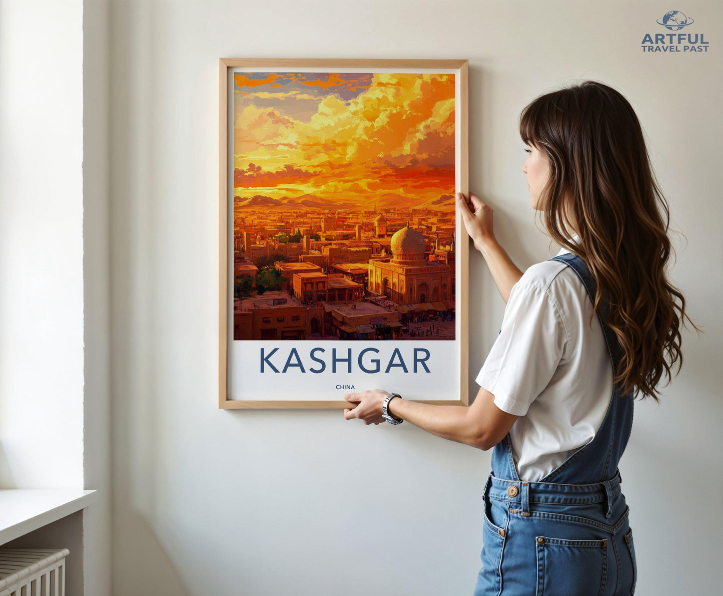 Kashgar Poster | China Wall Art | Asia Decor