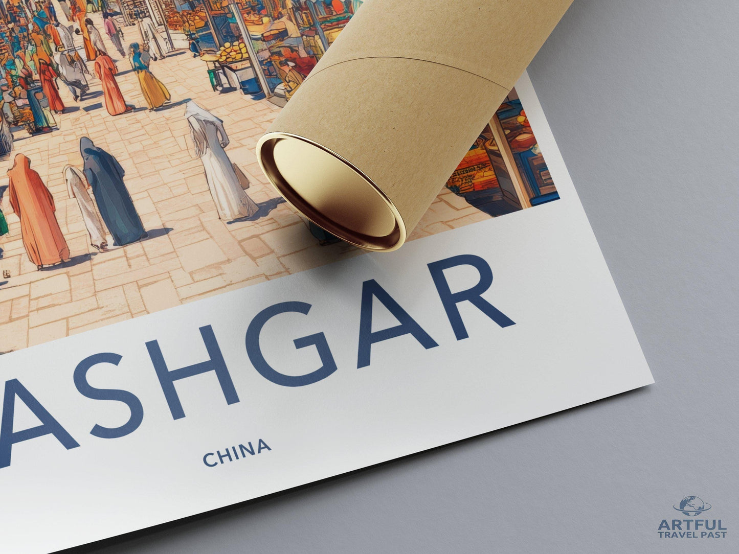 Kashgar Poster | China Wall Art | Asia Decor