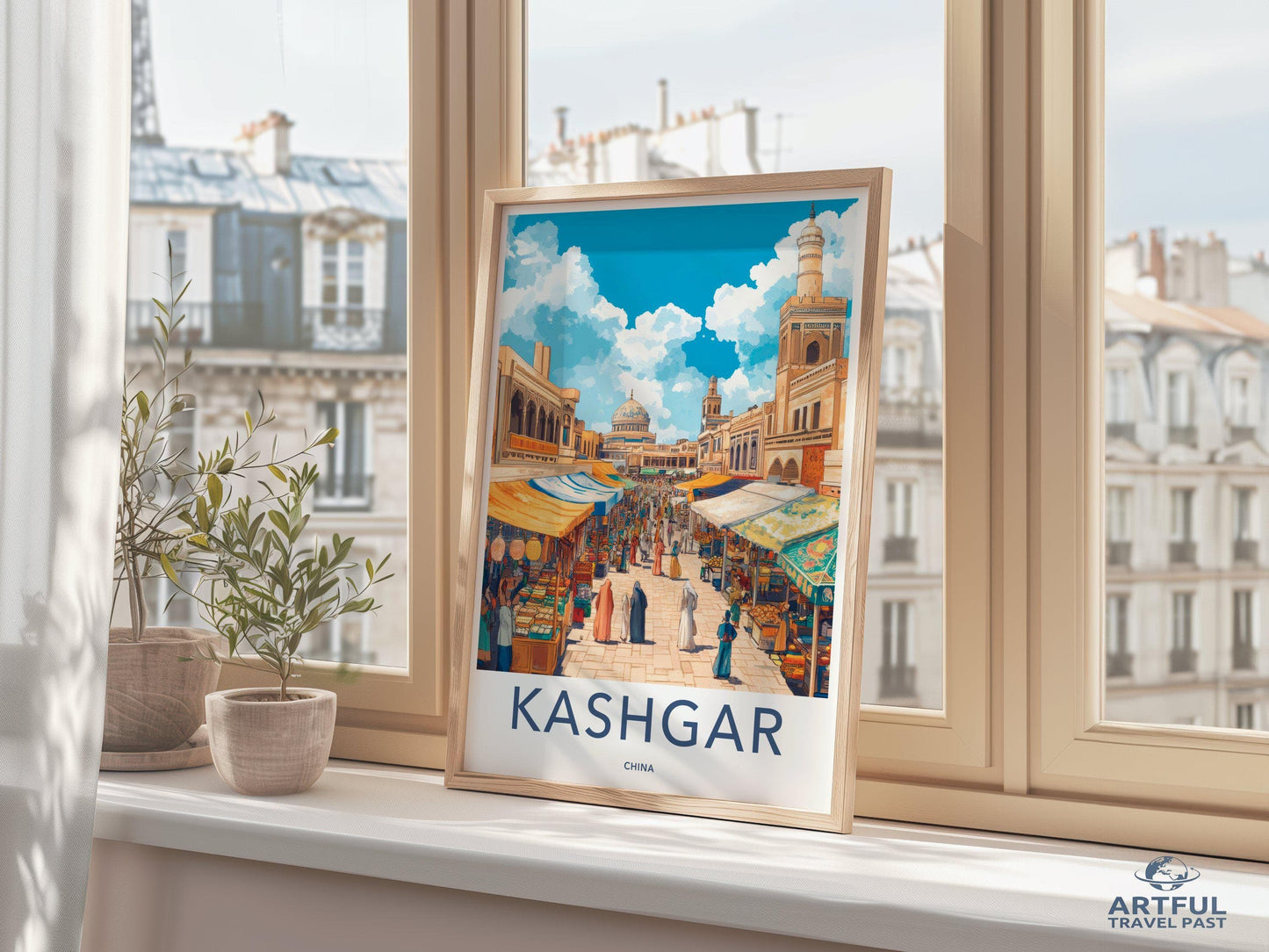 Kashgar Poster | China Wall Art | Asia Decor