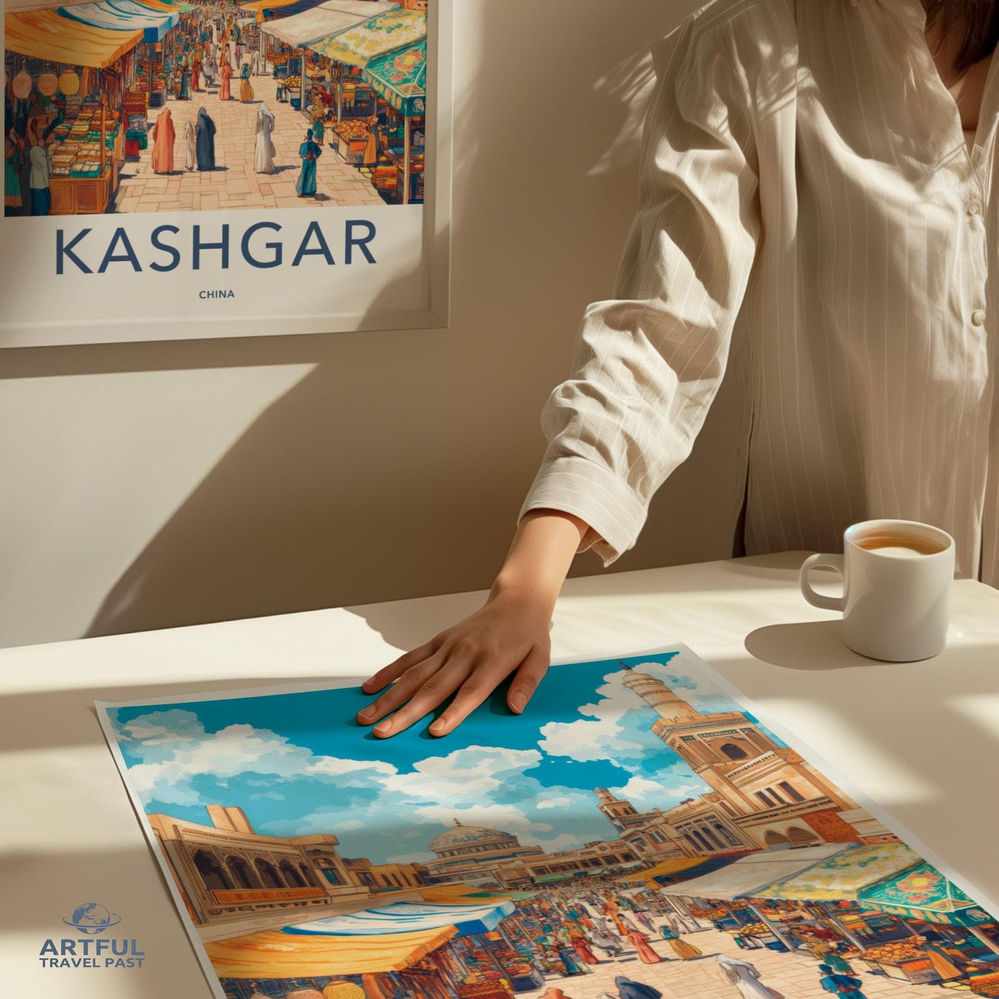 Kashgar Poster | China Wall Art | Asia Decor