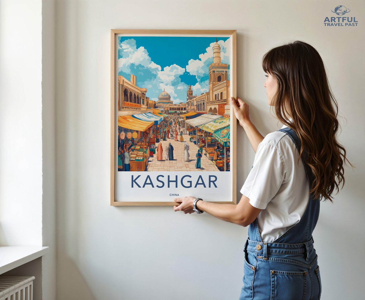Kashgar Poster | China Wall Art | Asia Decor