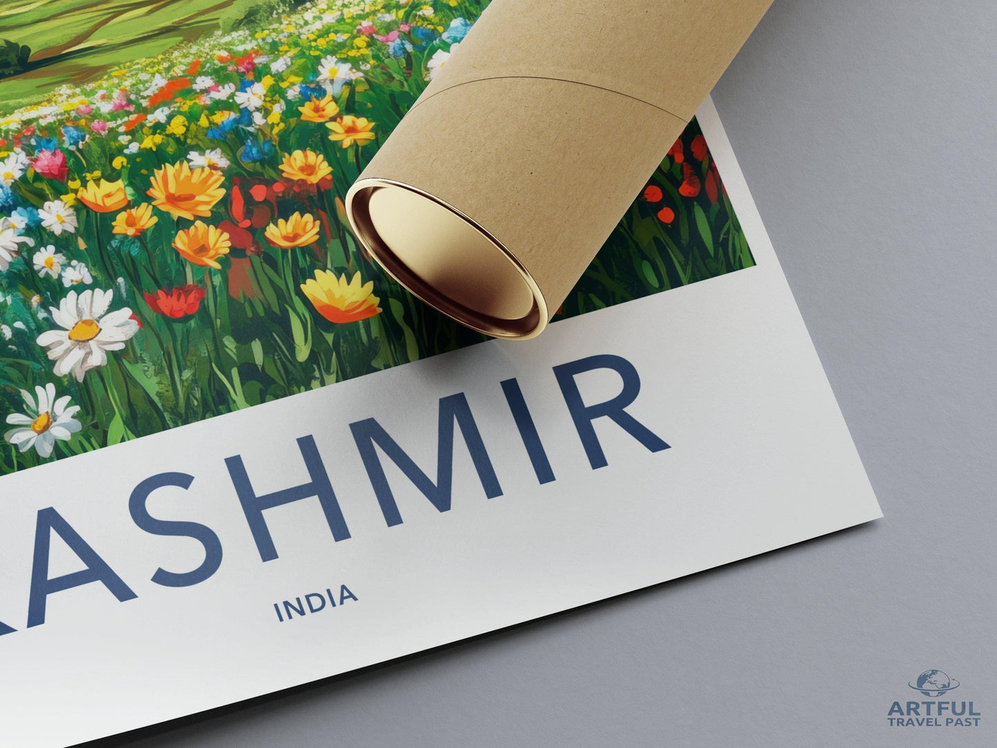 Kashmir Poster | Jammu and Kashmir Wall Art | India Decor