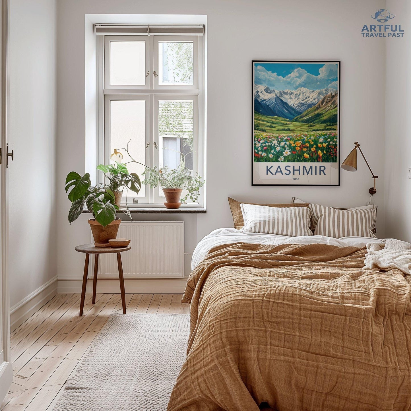 Kashmir Poster | Jammu and Kashmir Wall Art | India Decor