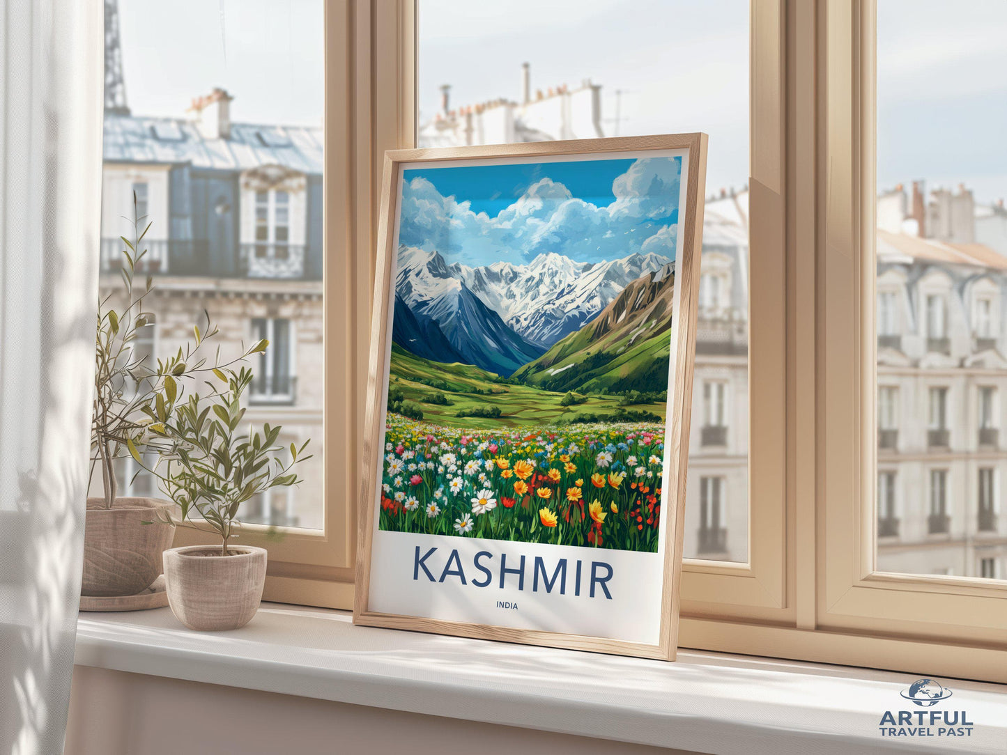 Kashmir Poster | Jammu and Kashmir Wall Art | India Decor