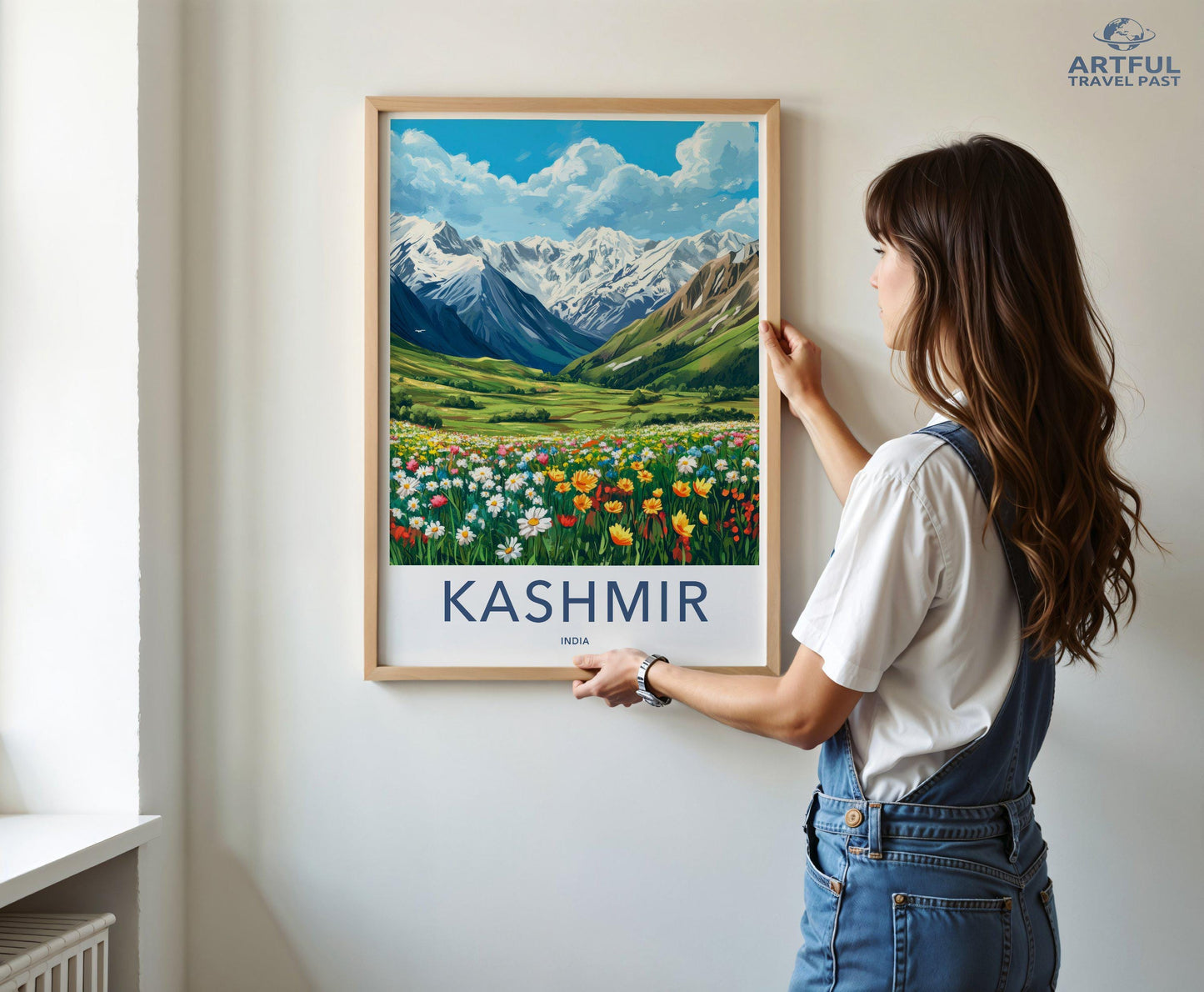 Kashmir Poster | Jammu and Kashmir Wall Art | India Decor
