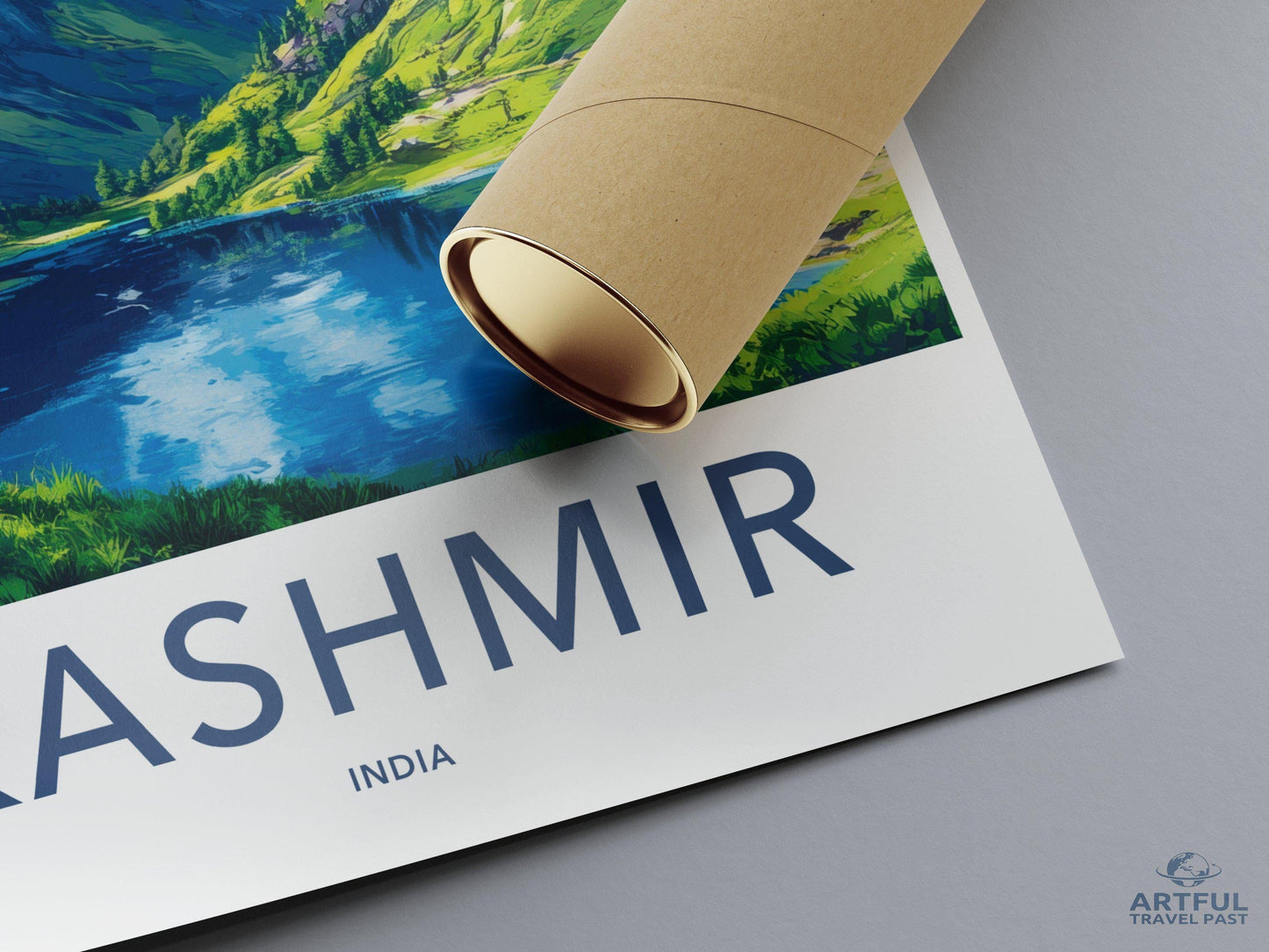 Kashmir Poster | Jammu and Kashmir Wall Art | India Decor