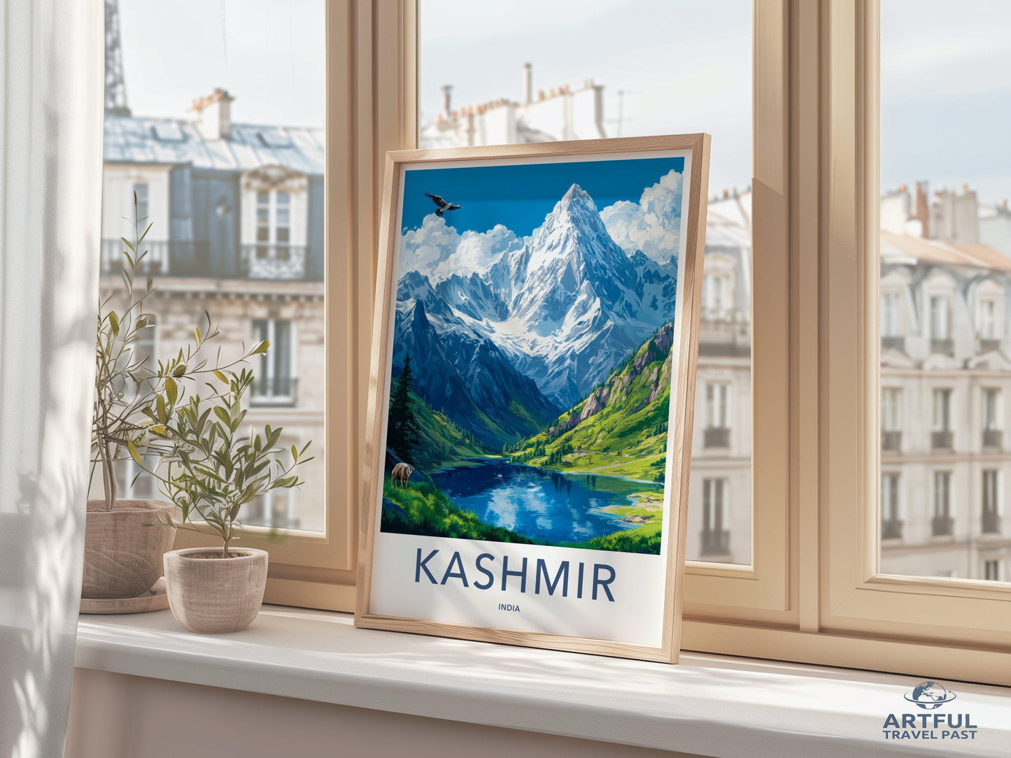 Kashmir Poster | Jammu and Kashmir Wall Art | India Decor