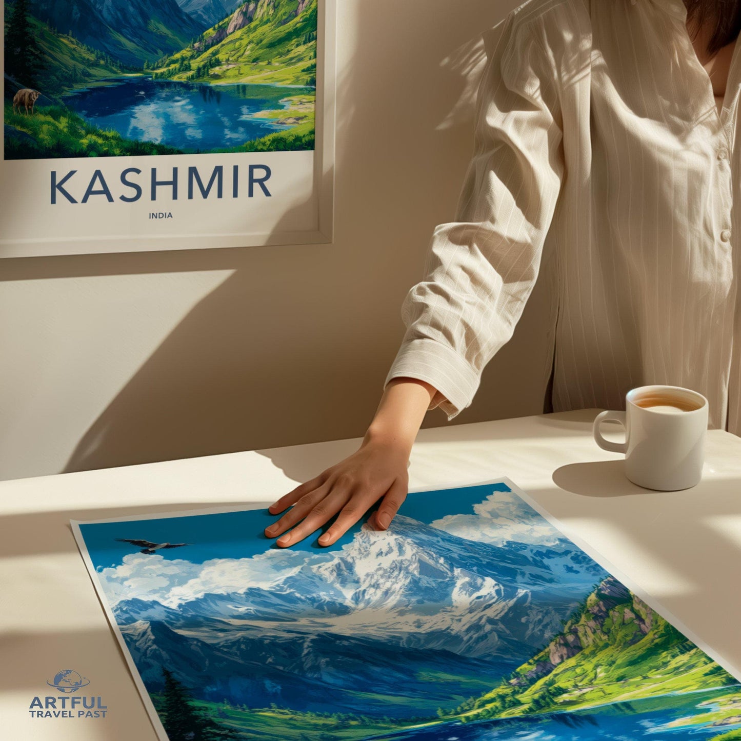 Kashmir Poster | Jammu and Kashmir Wall Art | India Decor