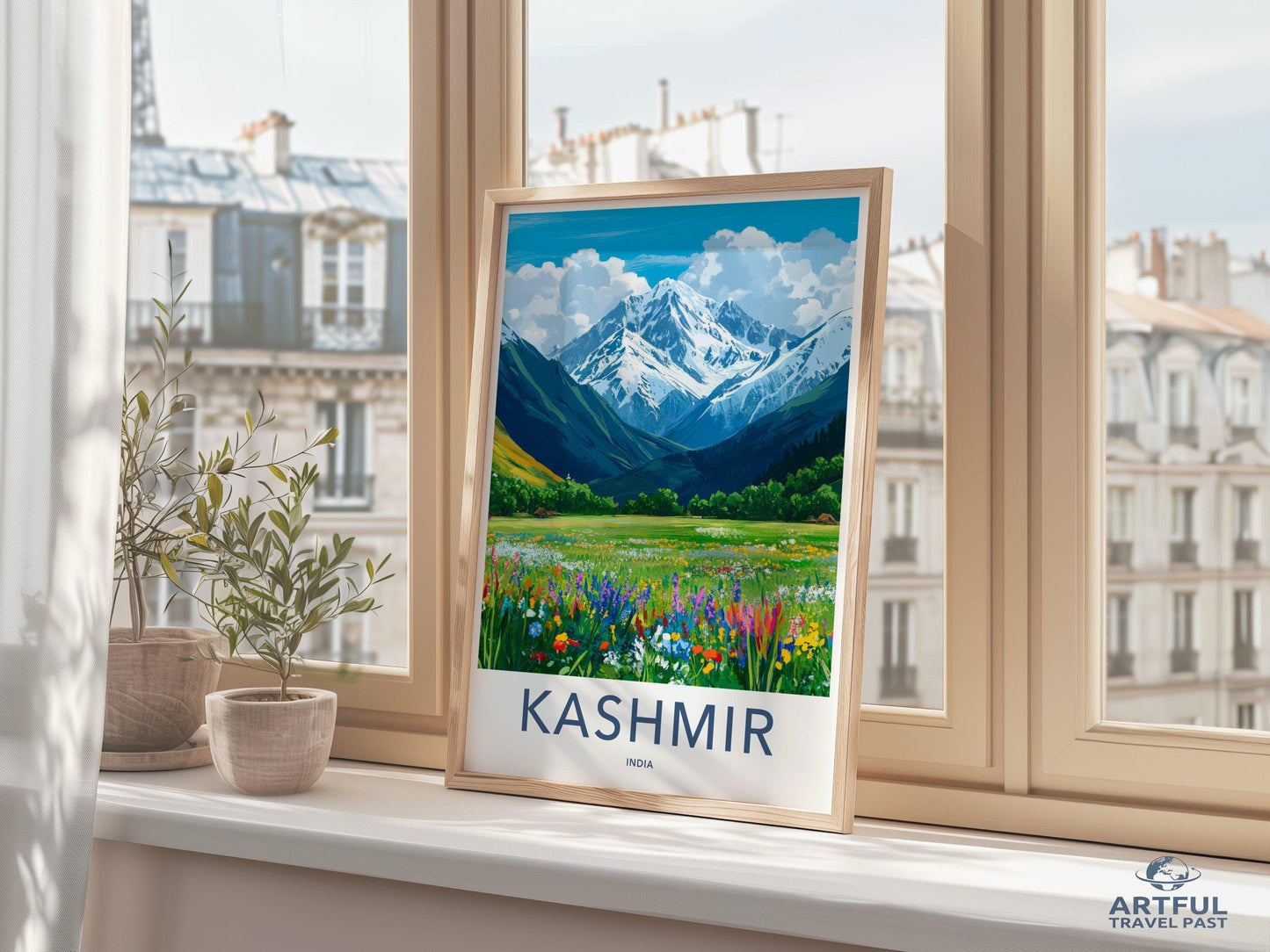 Kashmir Poster | Jammu and Kashmir Wall Art | India Decor