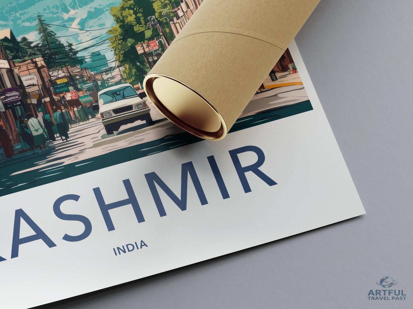 Kashmir Poster | Jammu and Kashmir Wall Art | India Decor