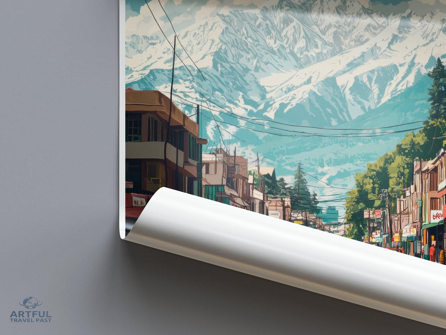 Kashmir Poster | Jammu and Kashmir Wall Art | India Decor