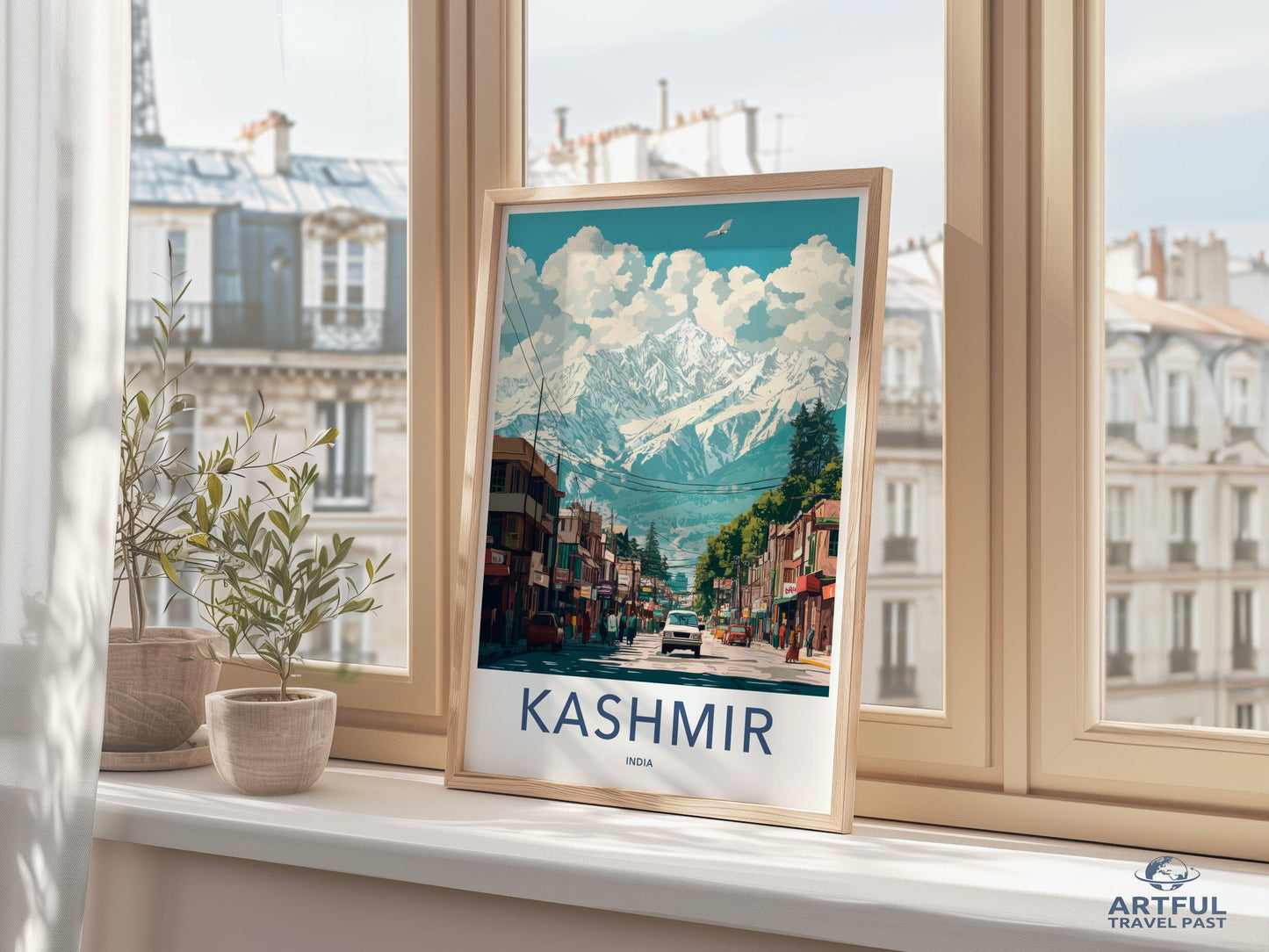 Kashmir Poster | Jammu and Kashmir Wall Art | India Decor