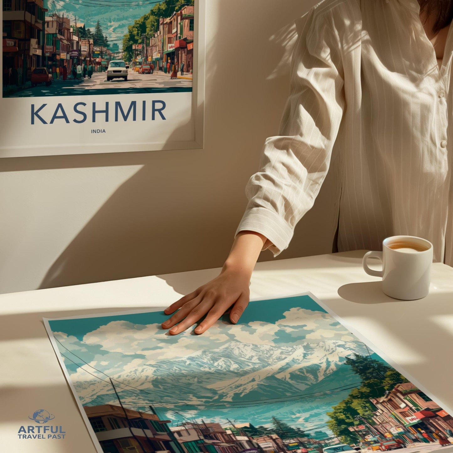 Kashmir Poster | Jammu and Kashmir Wall Art | India Decor