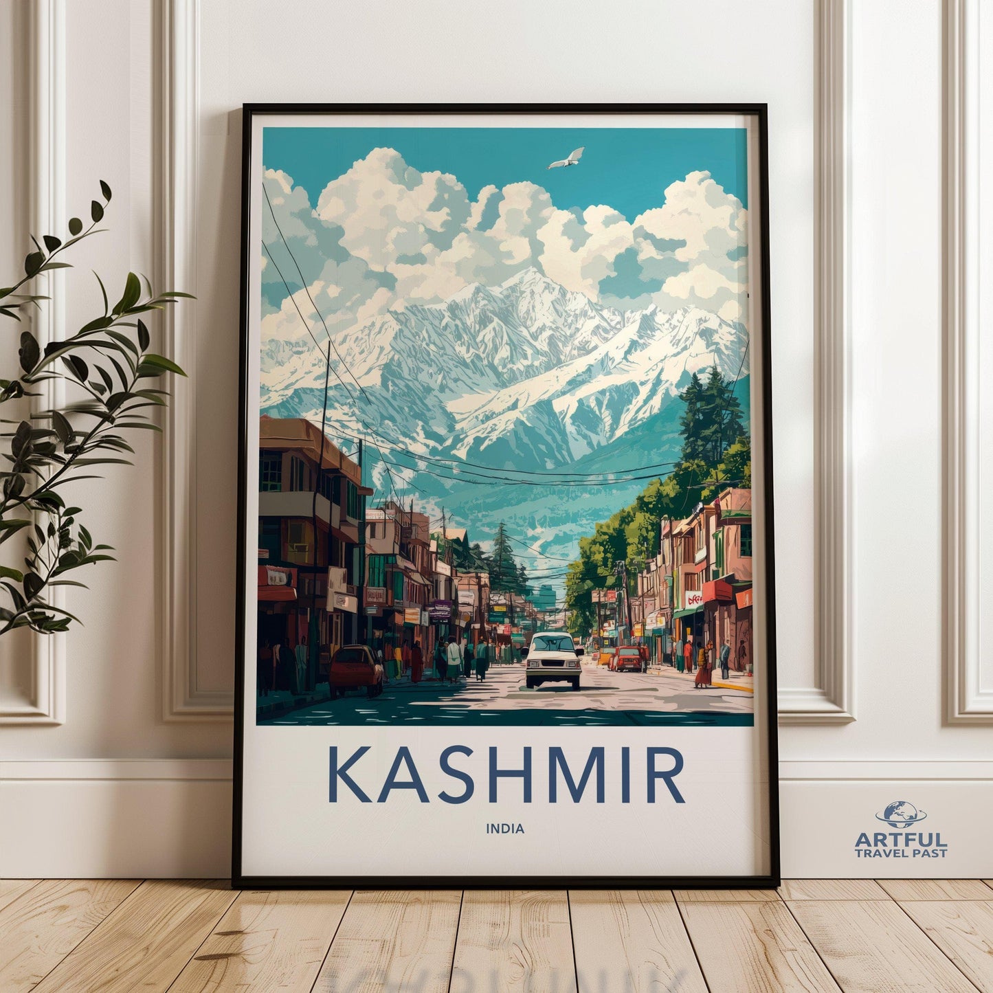 Kashmir Poster | Jammu and Kashmir Wall Art | India Decor