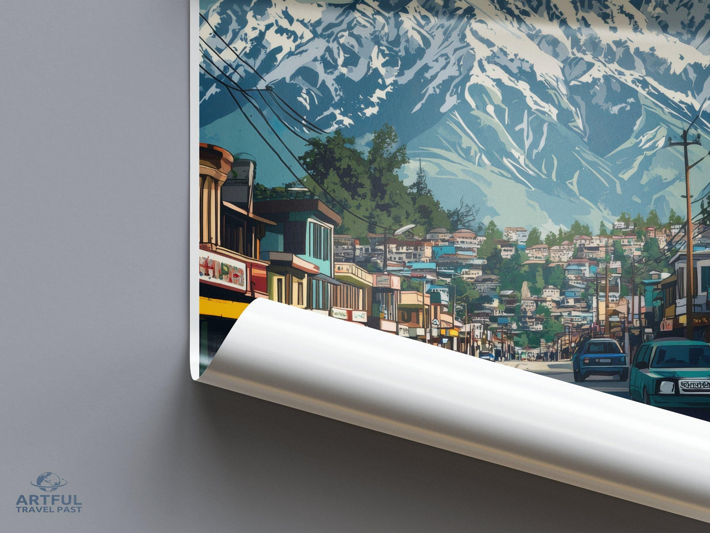 Kashmir Poster | Jammu and Kashmir Wall Art | India Decor