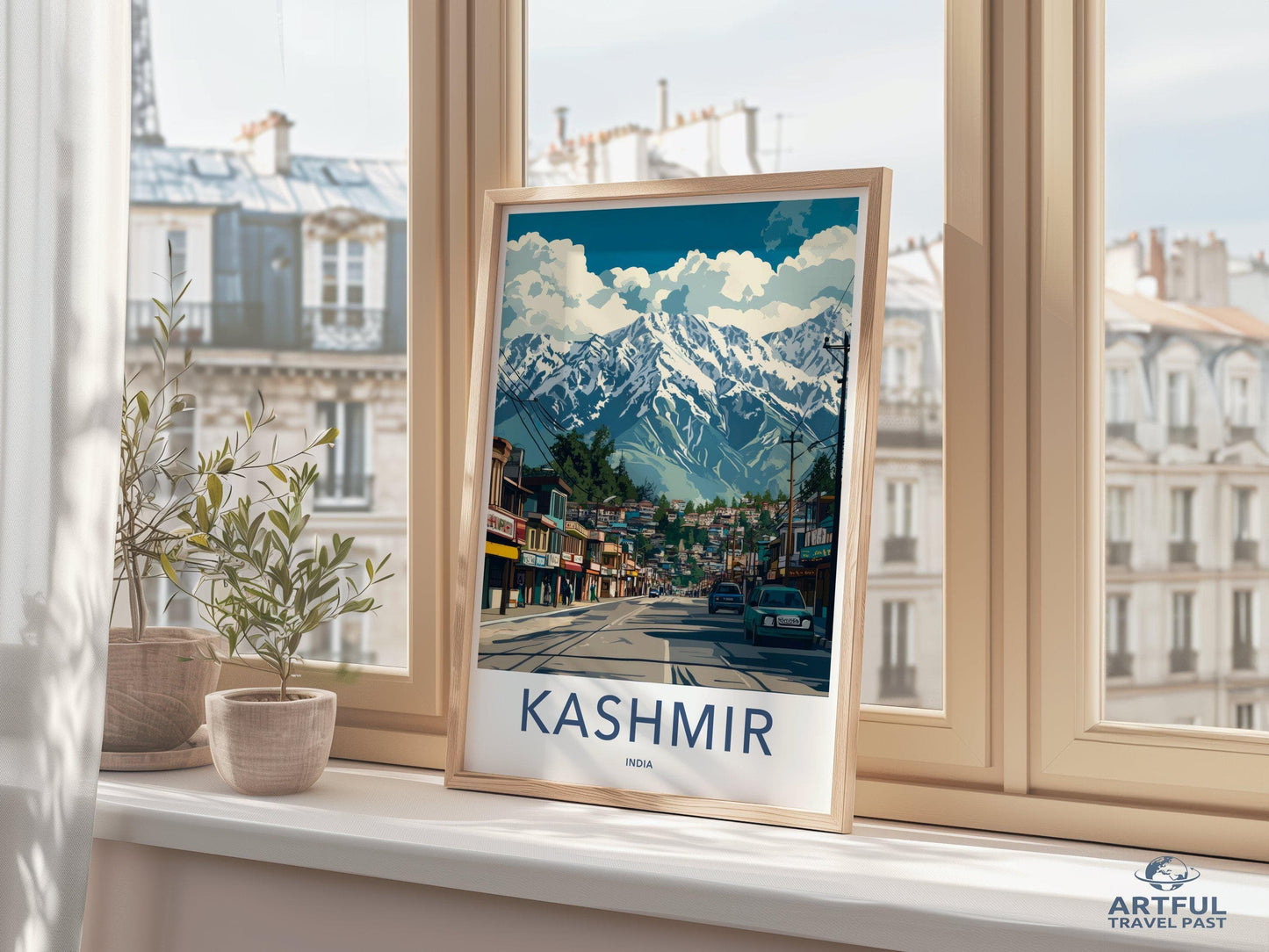 Kashmir Poster | Jammu and Kashmir Wall Art | India Decor