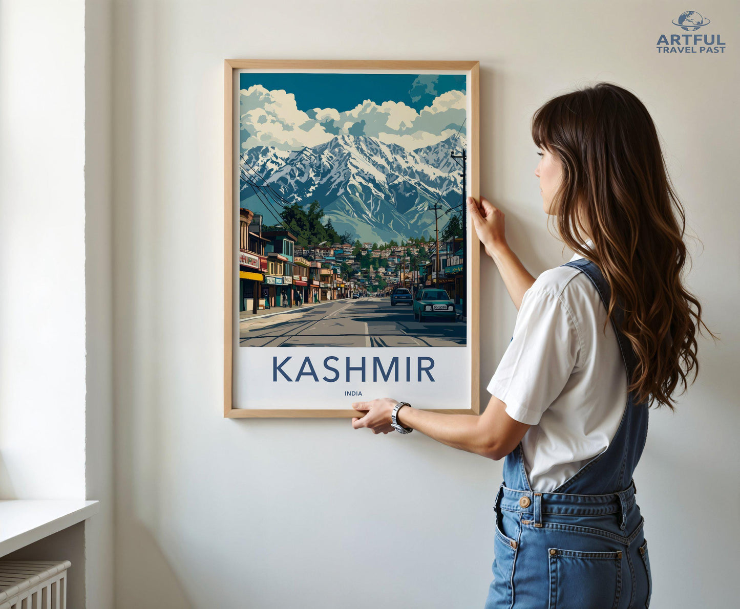 Kashmir Poster | Jammu and Kashmir Wall Art | India Decor