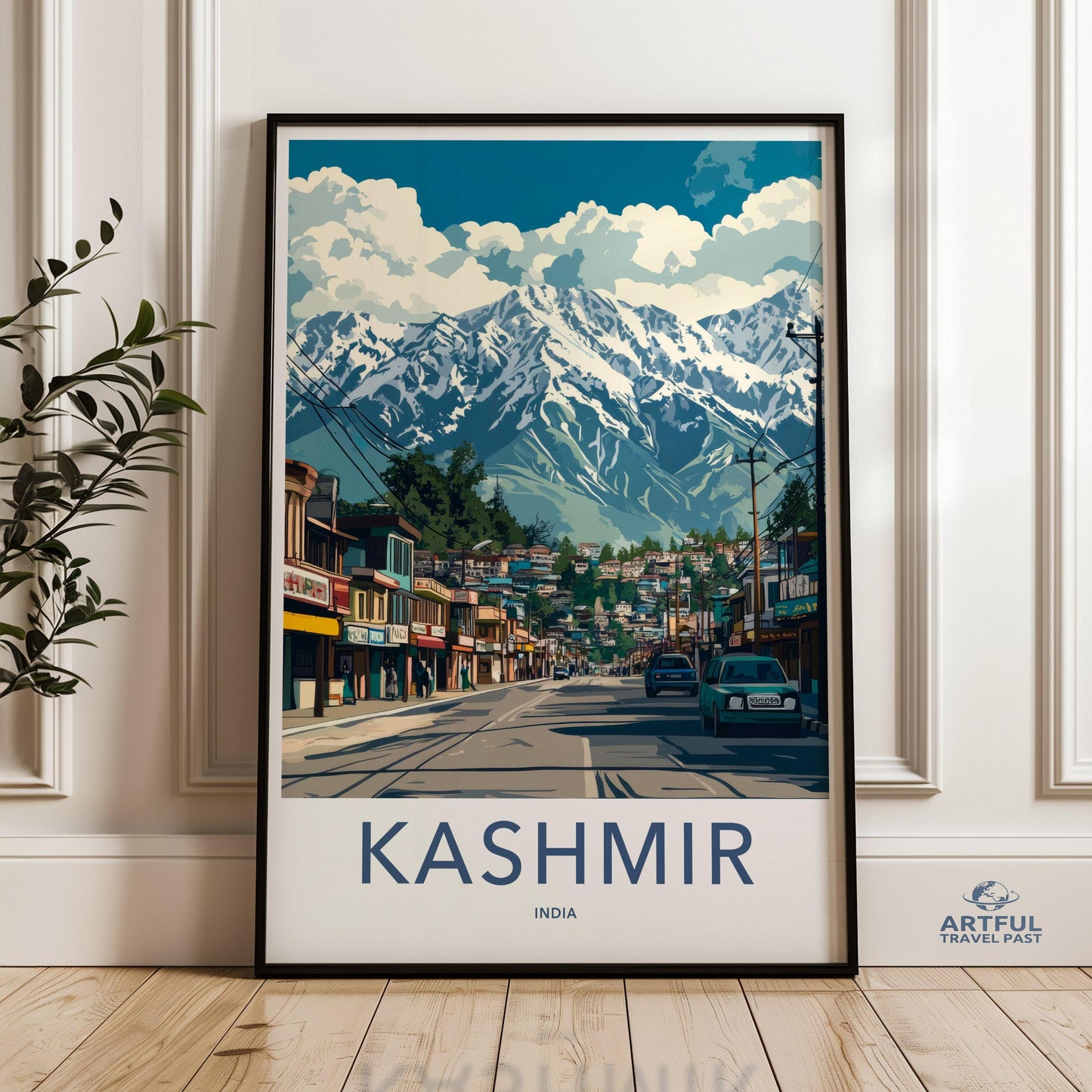 Kashmir Poster | Jammu and Kashmir Wall Art | India Decor