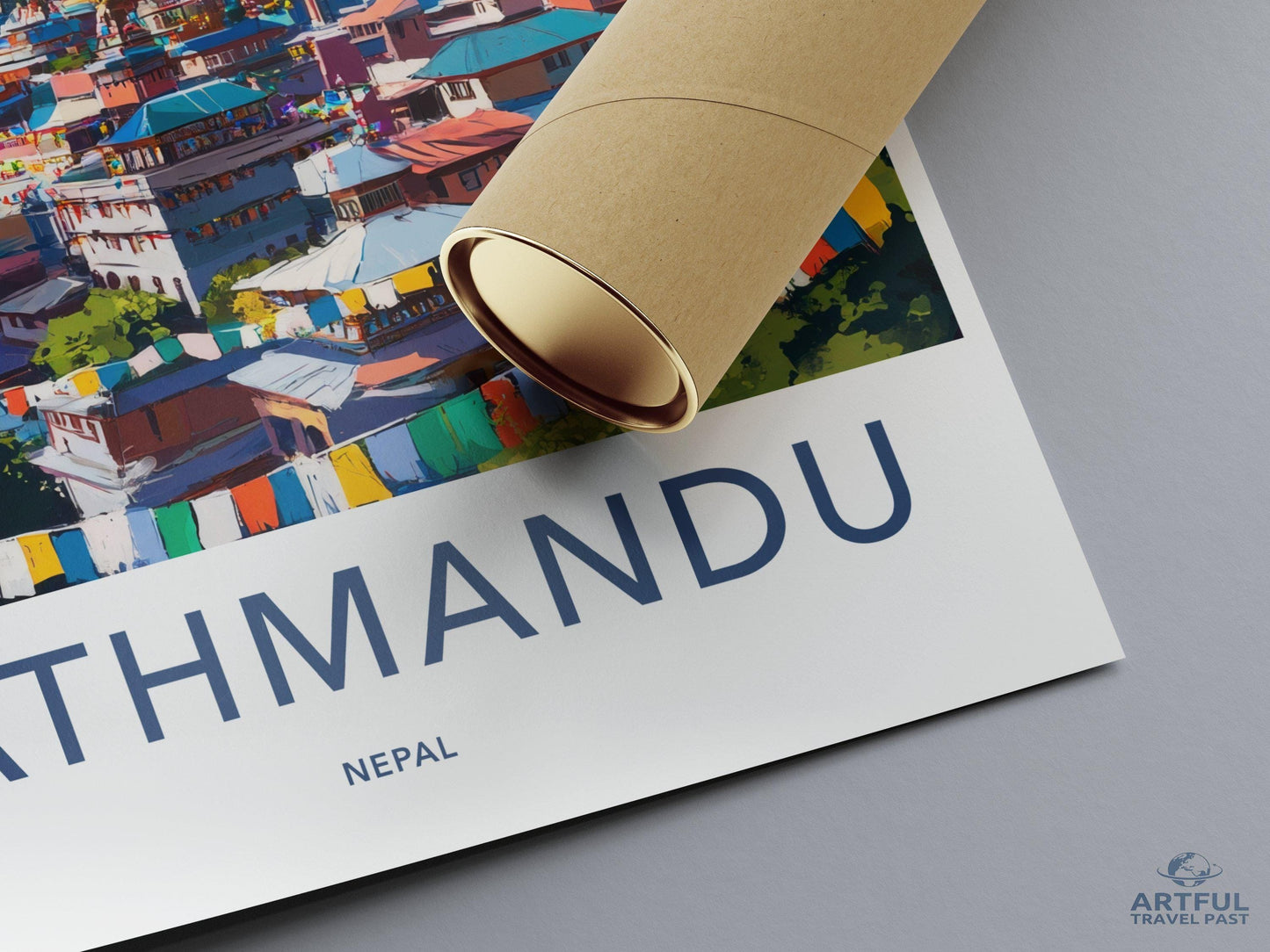 Kathmandu Poster - Nepal Wall Art
