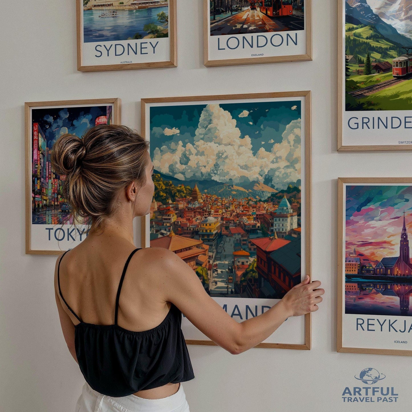 Kathmandu Poster - Nepal Wall Art