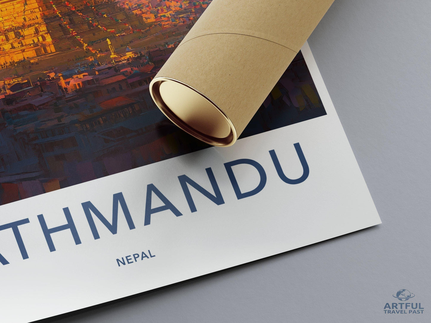 Kathmandu Poster - Nepal Wall Art