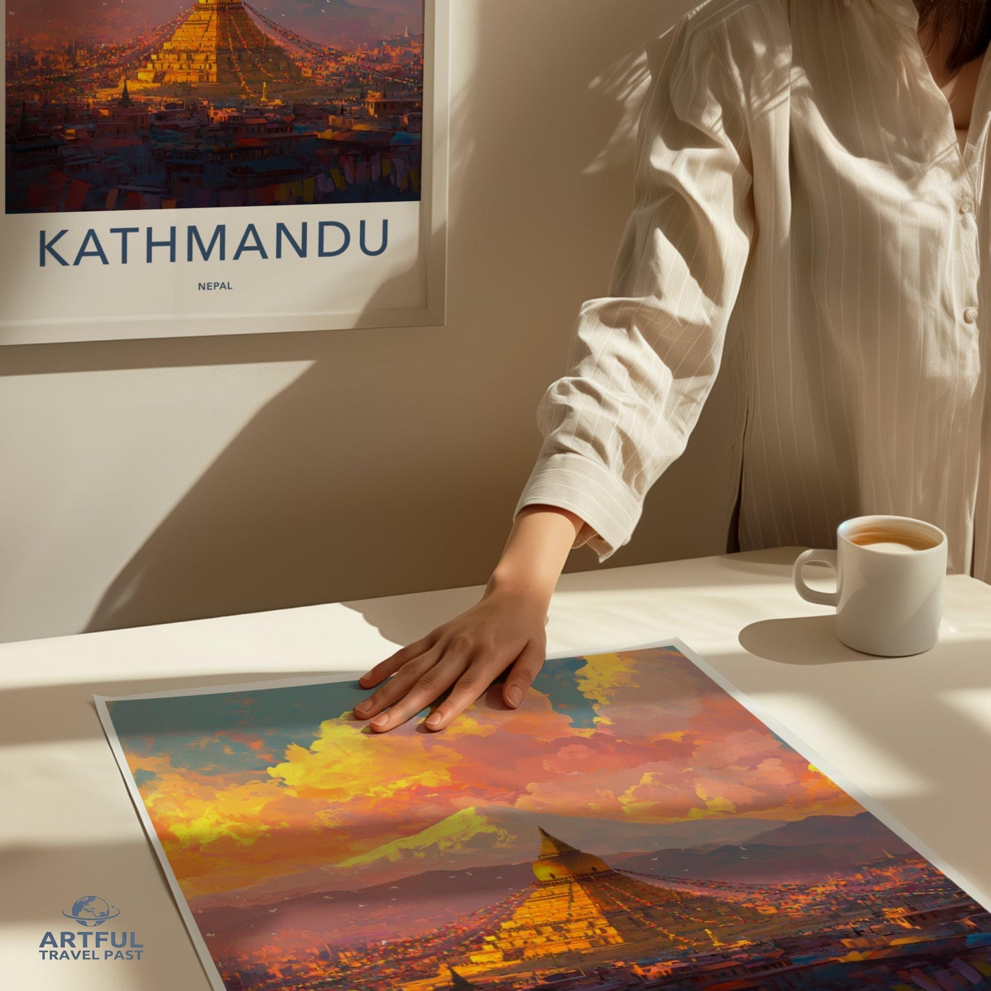 Kathmandu Poster - Nepal Wall Art