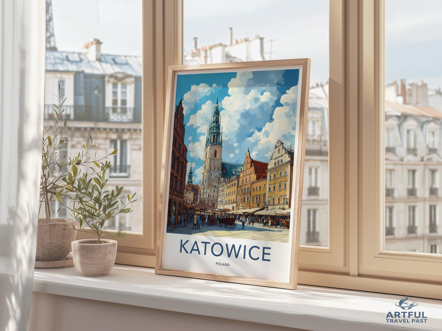 Katowice Poster - Poland Wall Art