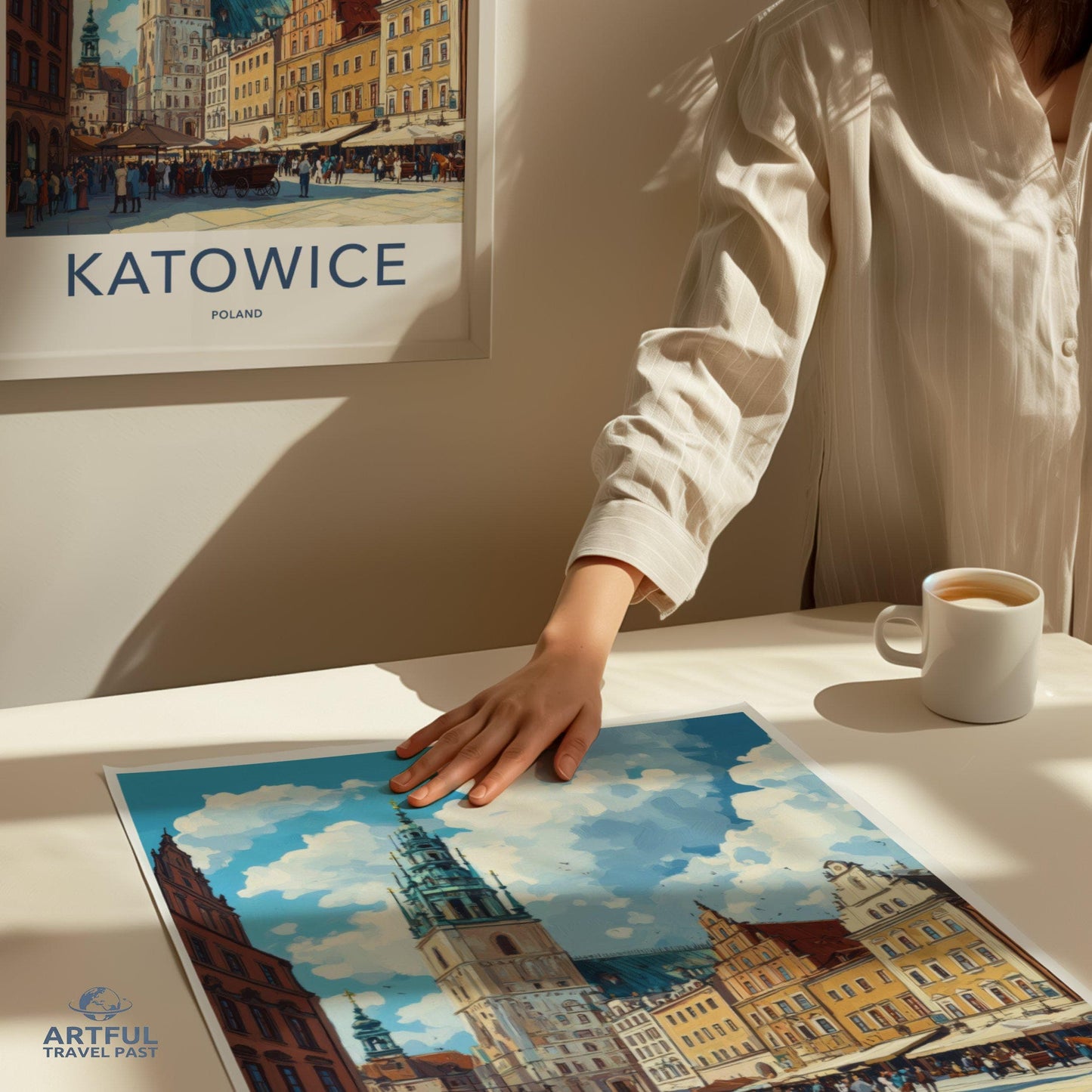 Katowice Poster - Poland Wall Art