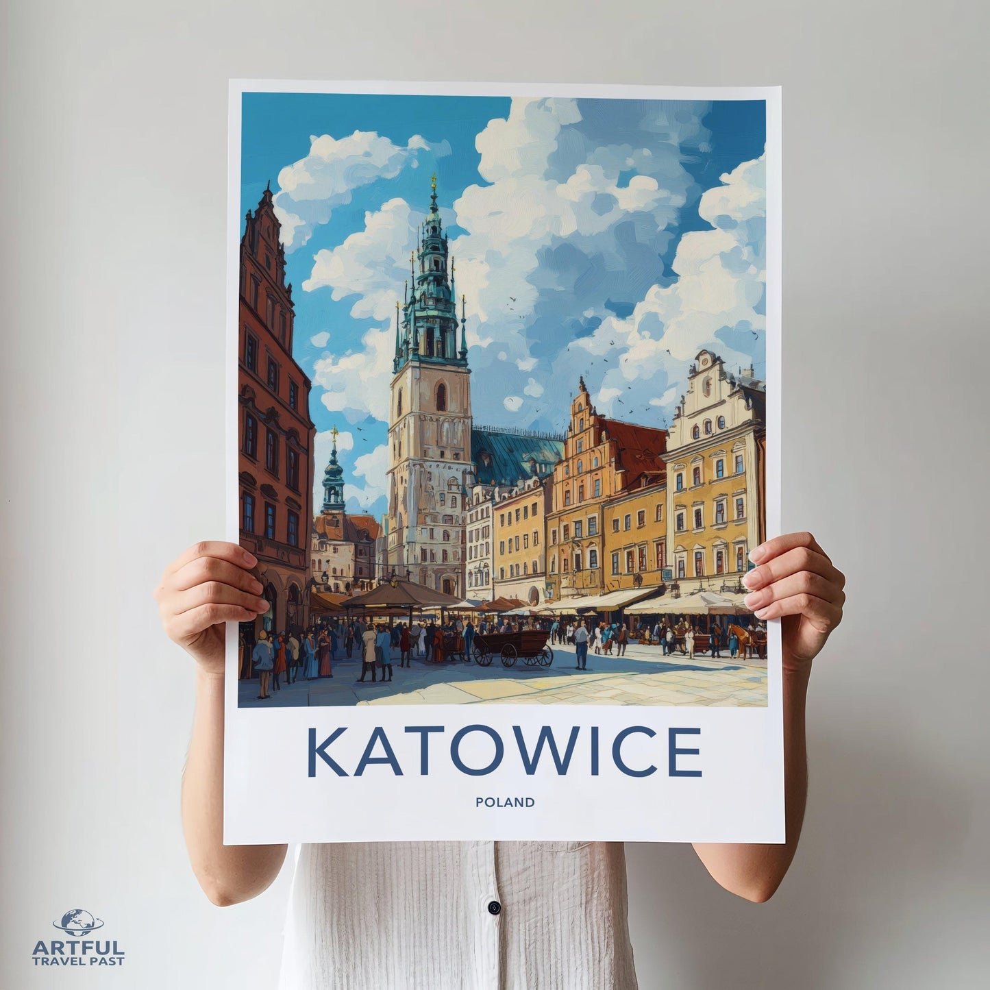 Katowice Poster - Poland Wall Art