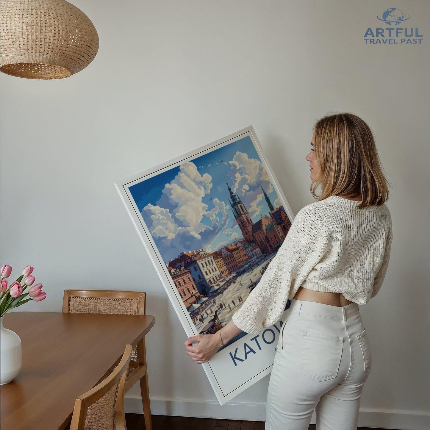 Katowice Poster | Poland Wall Art | Europe Decor