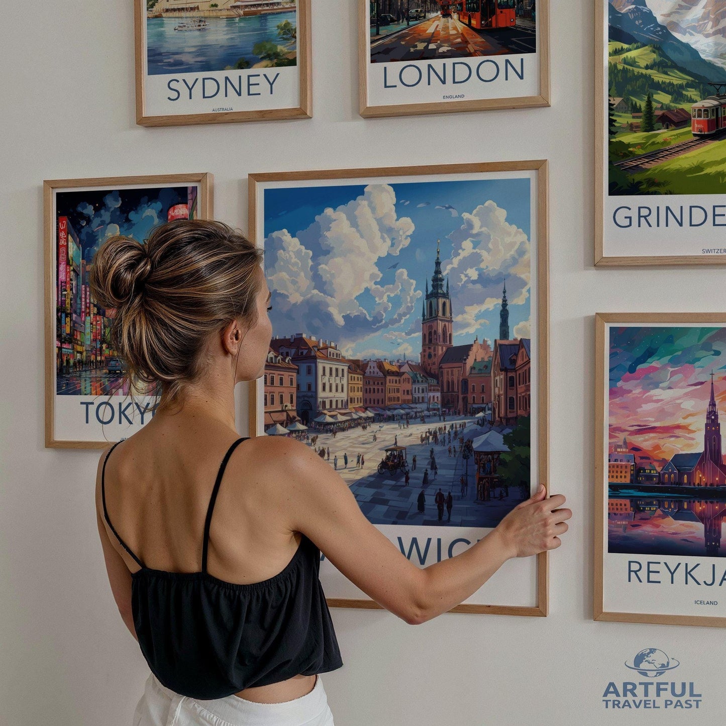 Katowice Poster | Poland Wall Art | Europe Decor
