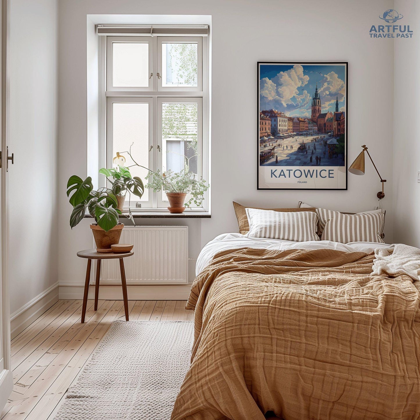 Katowice Poster | Poland Wall Art | Europe Decor