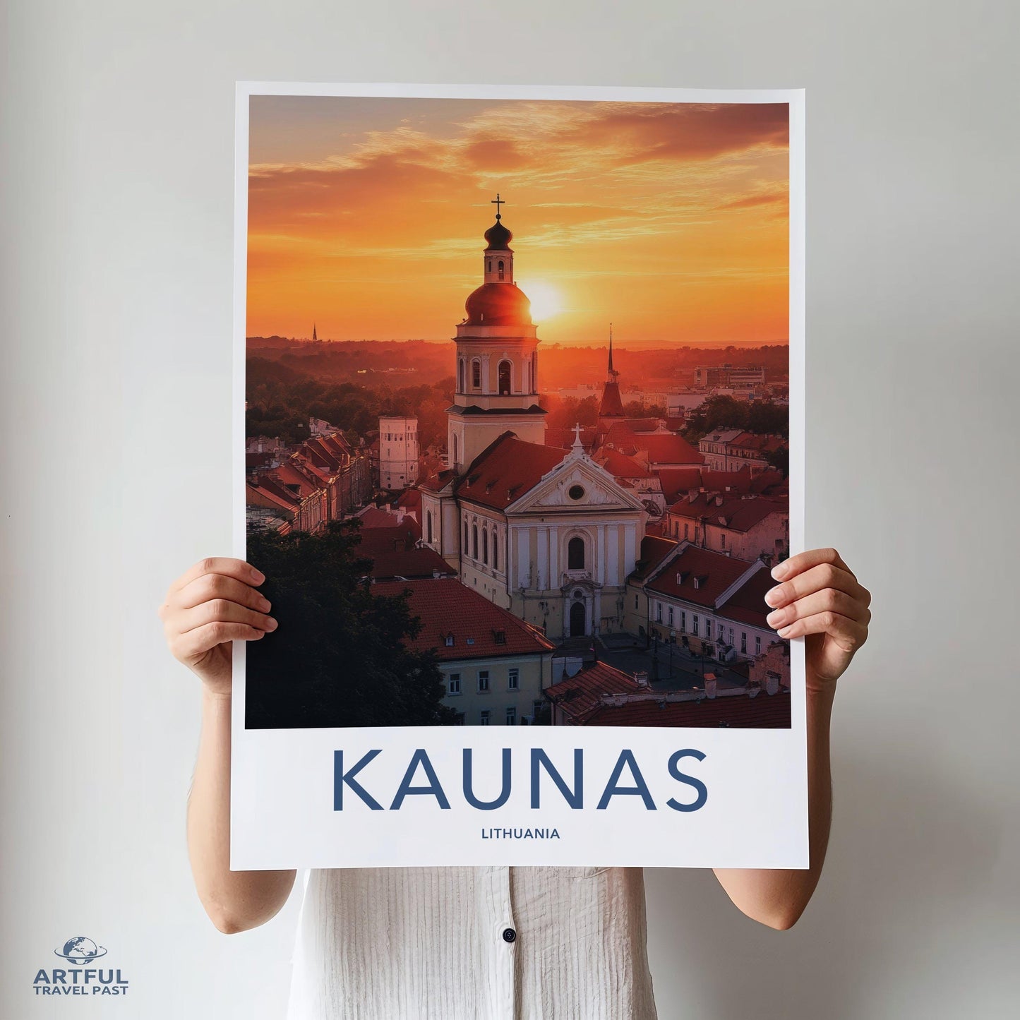 Kaunas Poster - Lithuania Wall Art