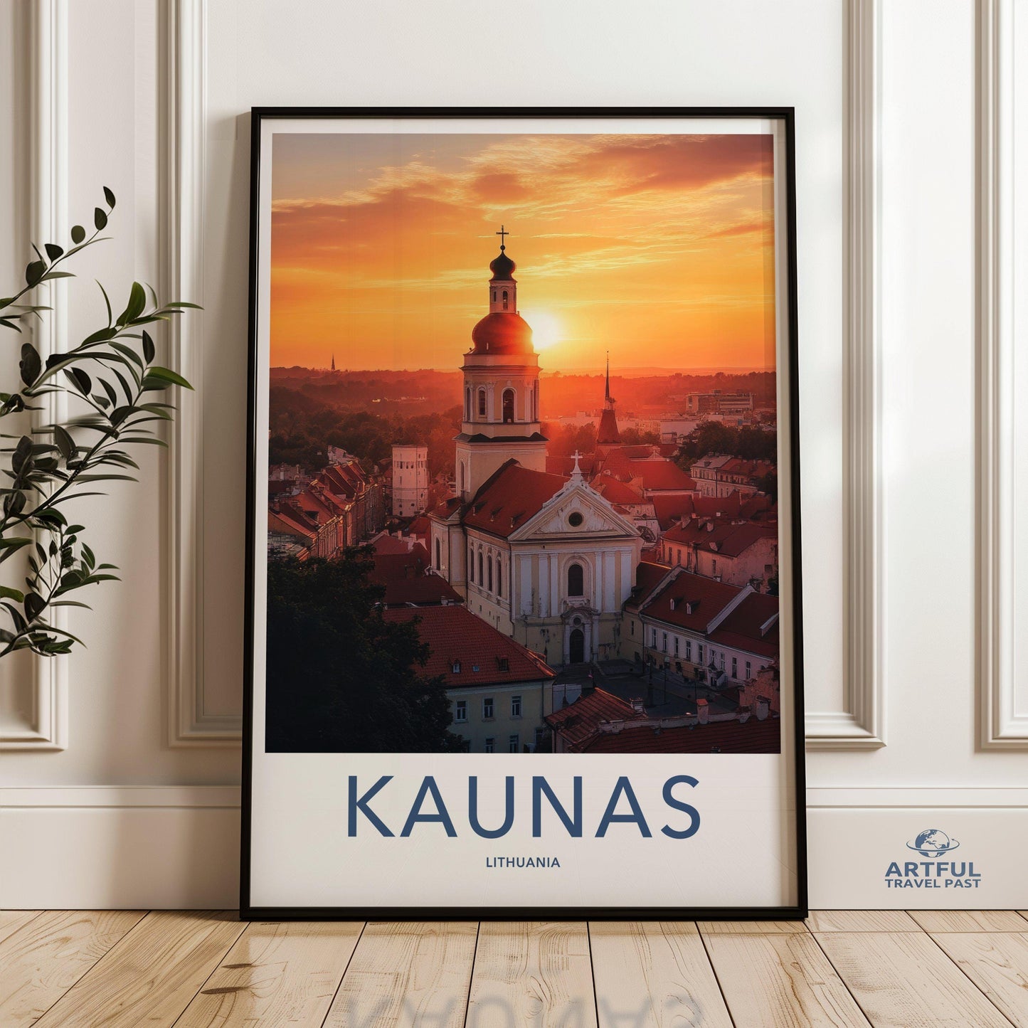 Kaunas Poster - Lithuania Wall Art