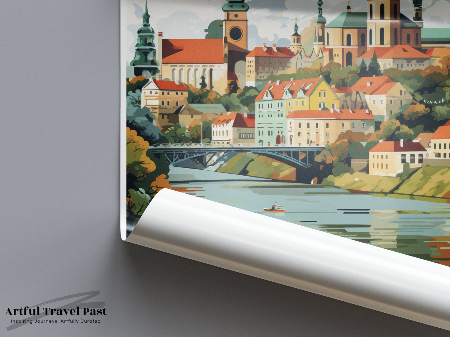 Kaunas Poster - Lithuania Wall Art