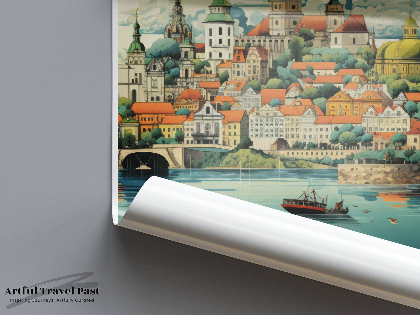 Kaunas Poster - Lithuania Wall Art