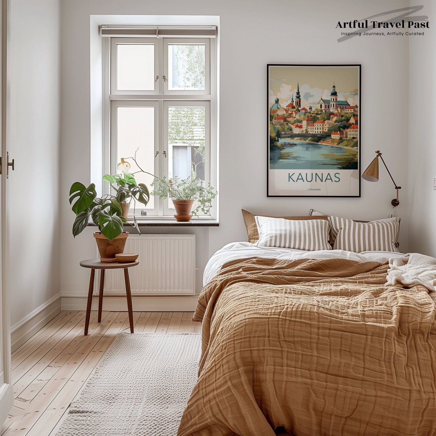 Kaunas Poster | Lithuania Wall Art | Baltic Artwork