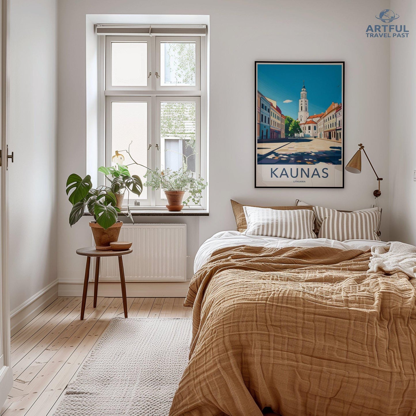 Kaunas Poster | Lithuania Wall Art | Baltic Decor