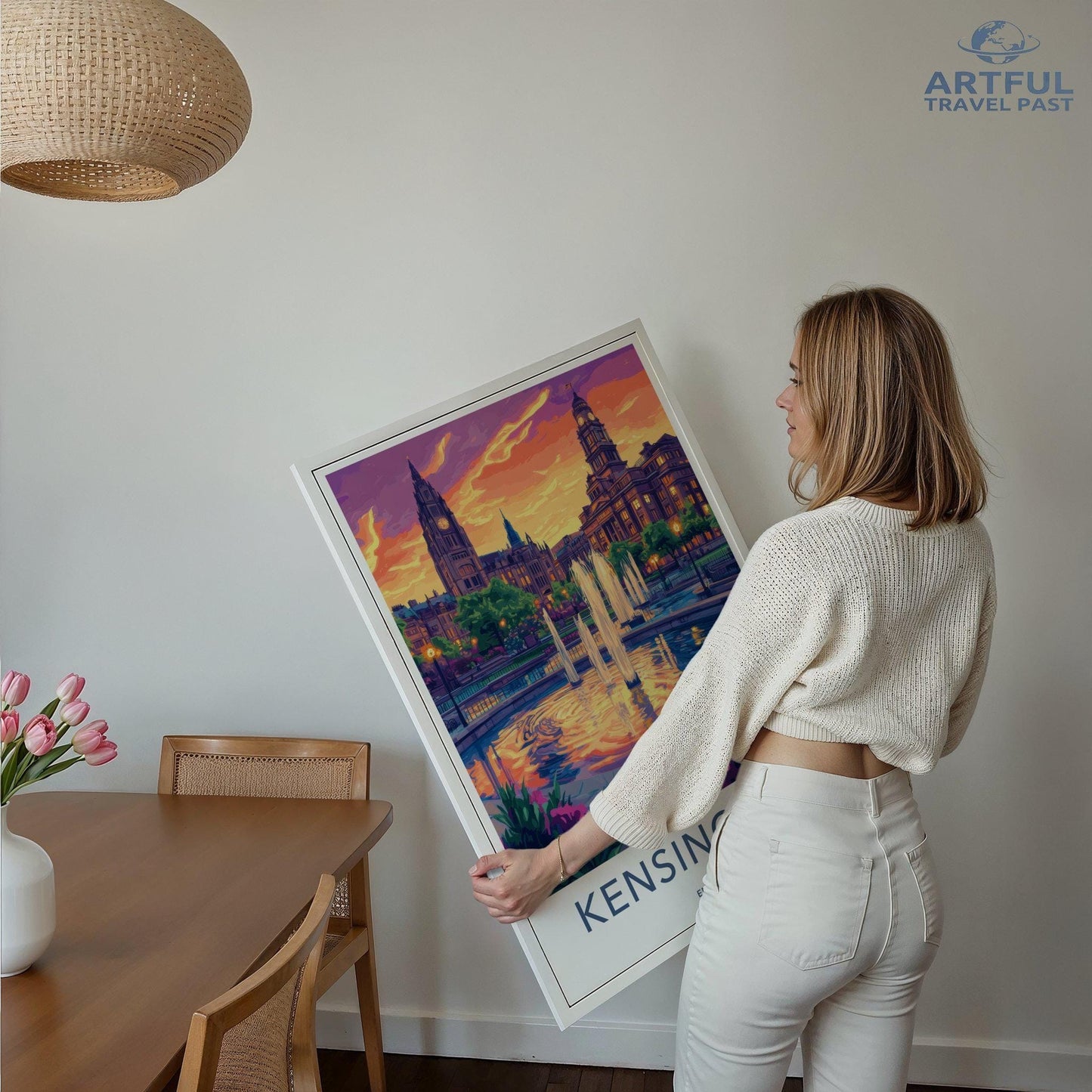 Kensington Poster | England Wall Art | UK Decor