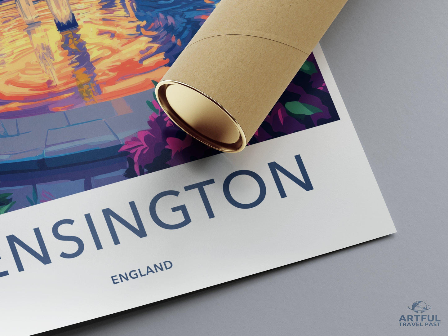 Kensington Poster | England Wall Art | UK Decor