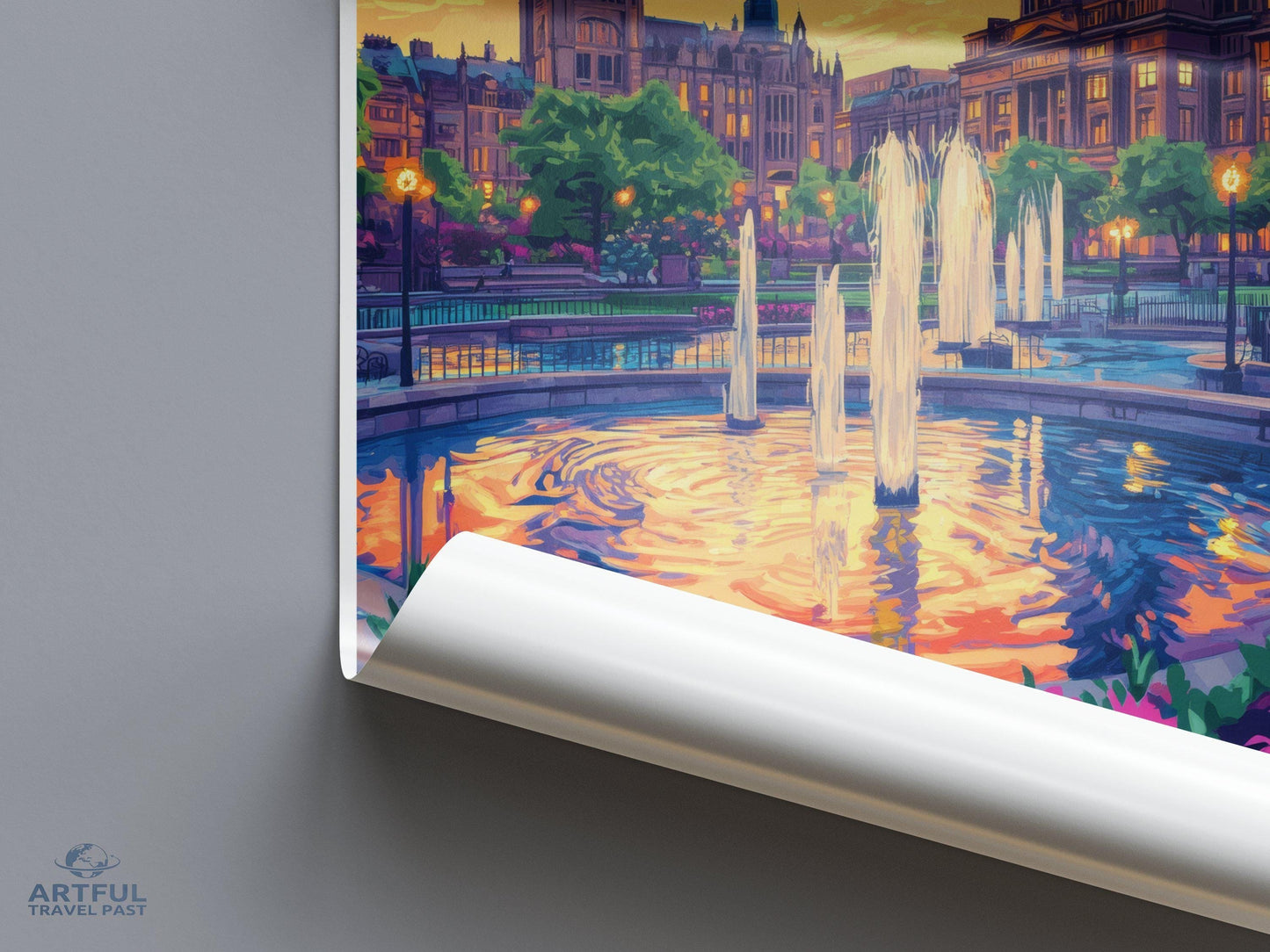 Kensington Poster | England Wall Art | UK Decor