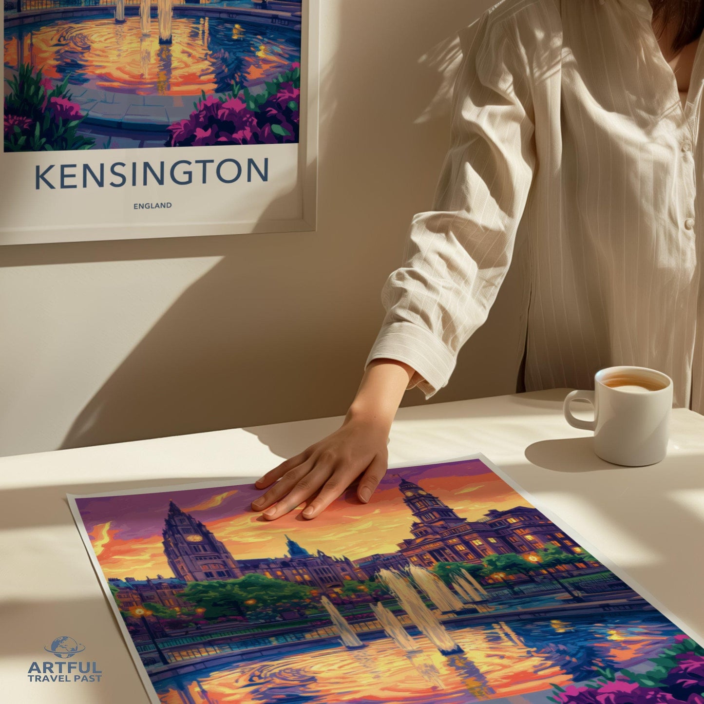 Kensington Poster | England Wall Art | UK Decor