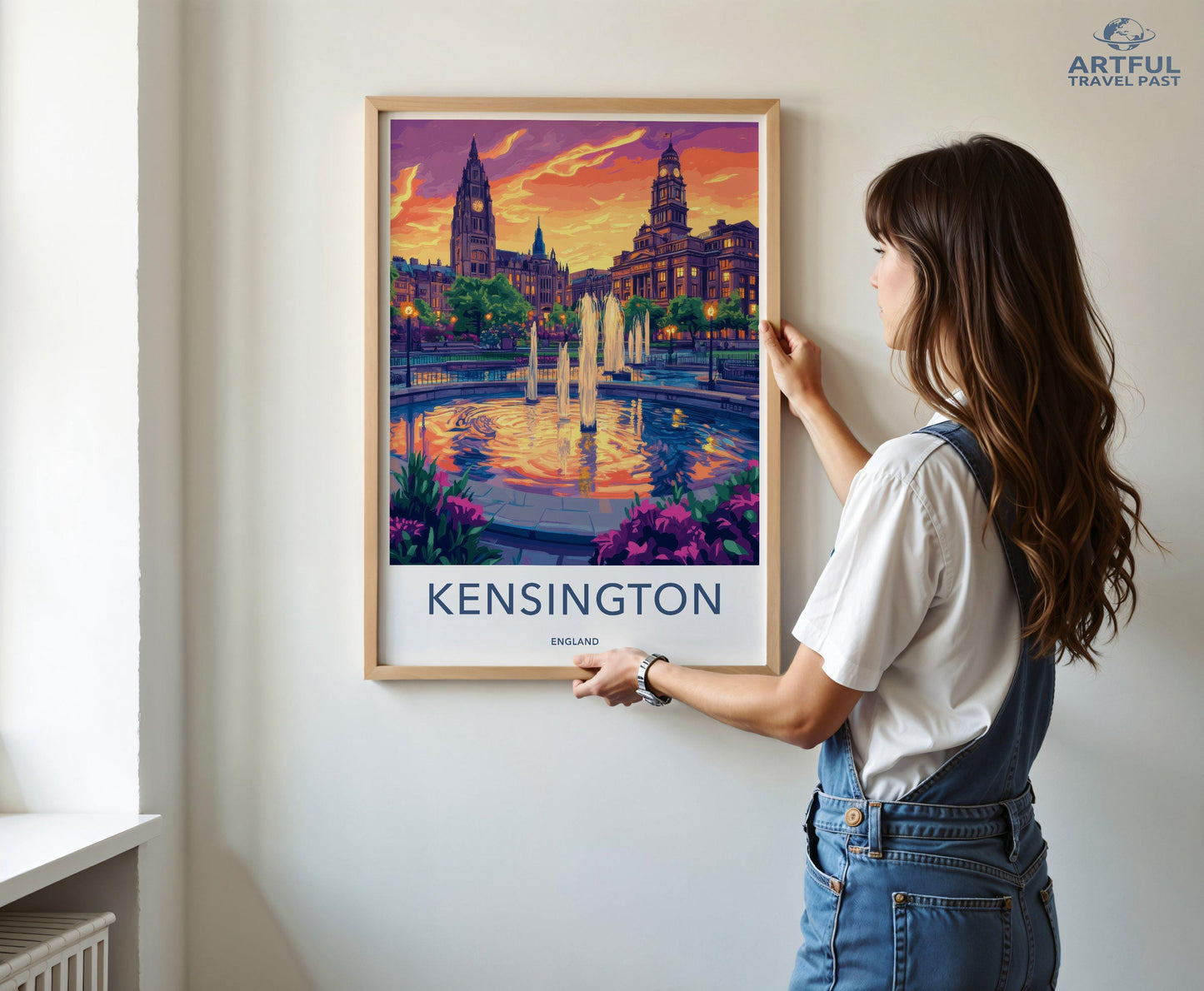 Kensington Poster | England Wall Art | UK Decor