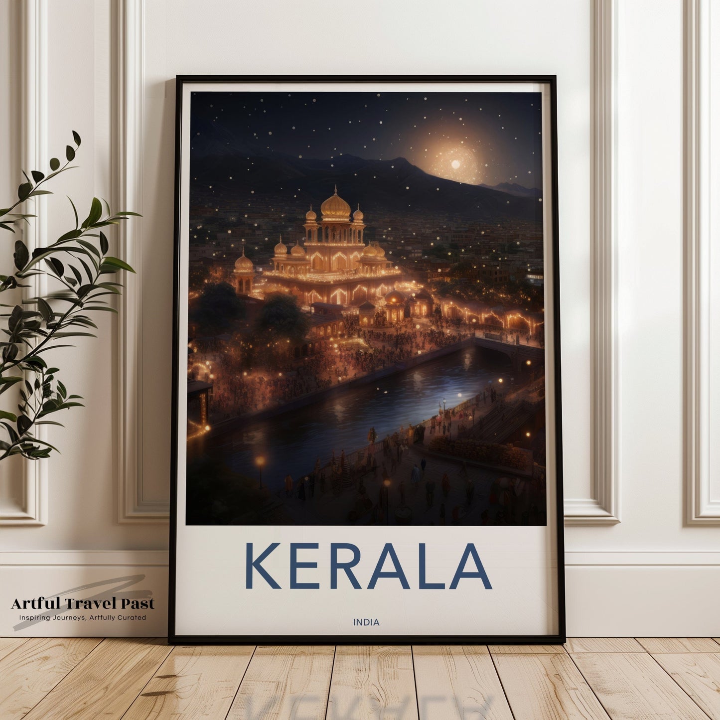 Kerala Poster | Kerala Wall Art | India Decor
