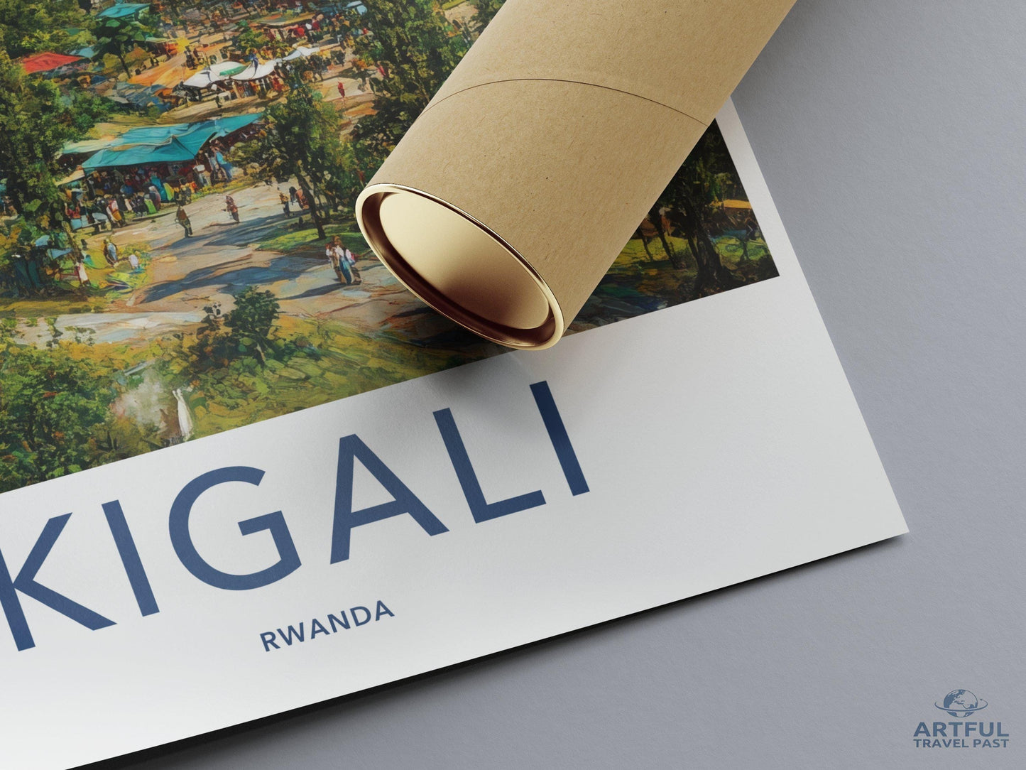 Kigali Poster | Rwanda Wall Art | Africa Decor