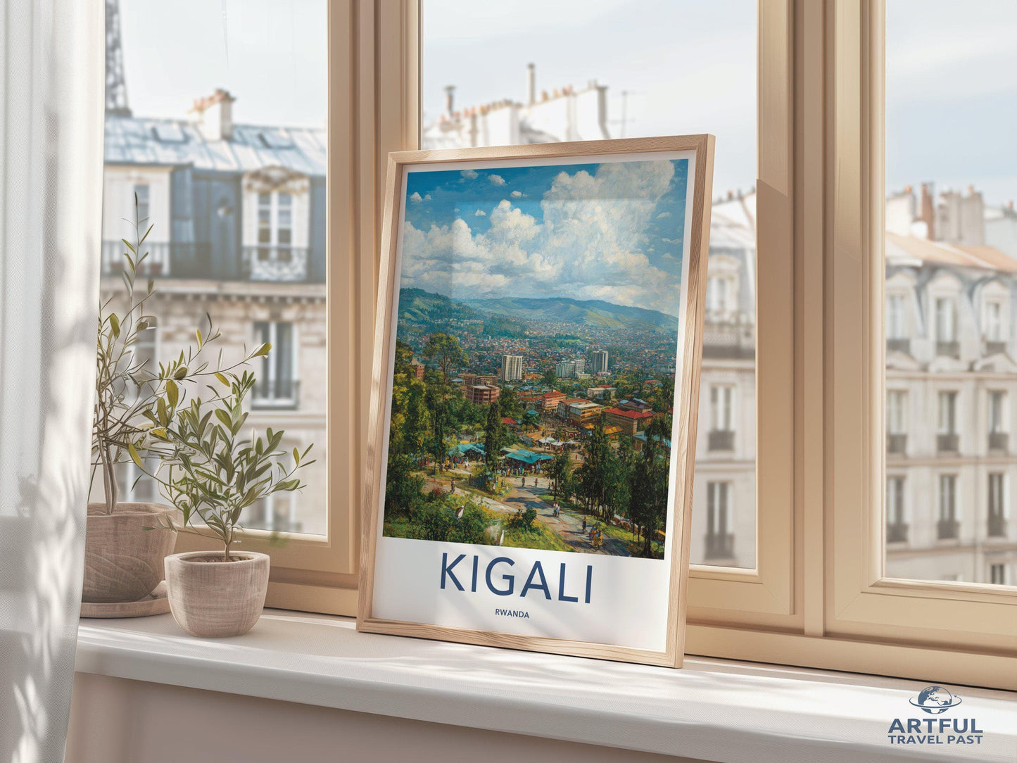 Kigali Poster | Rwanda Wall Art | Africa Decor